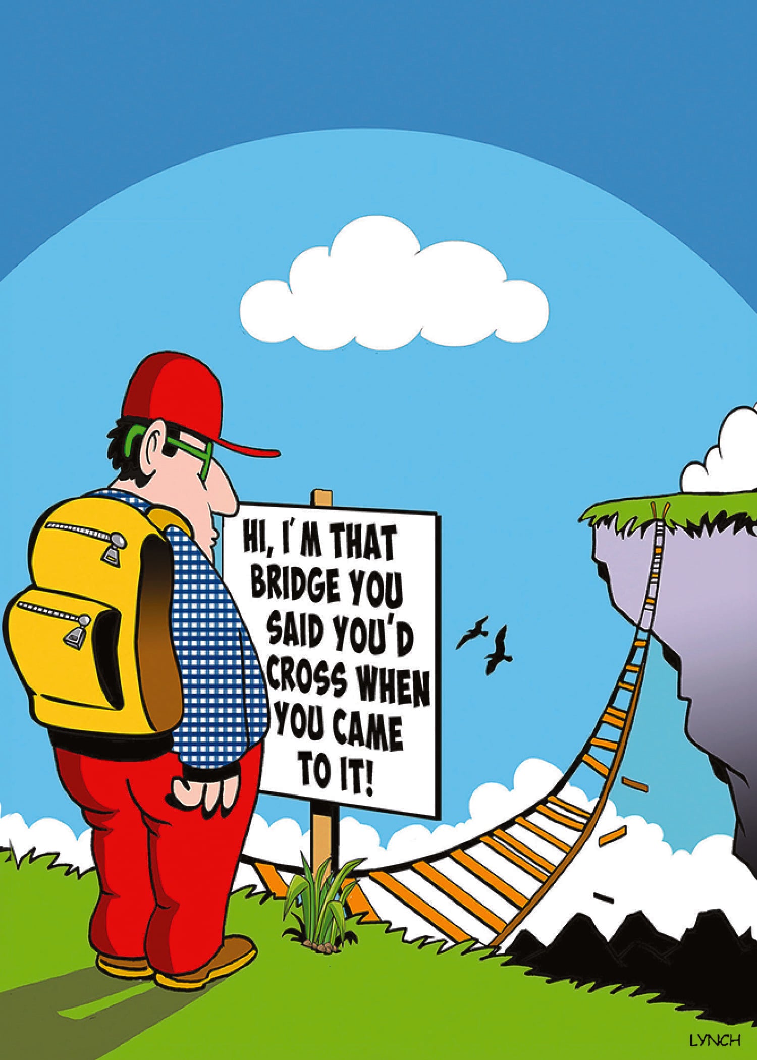 Birthday Card - Another Bridge - Joshua & Company