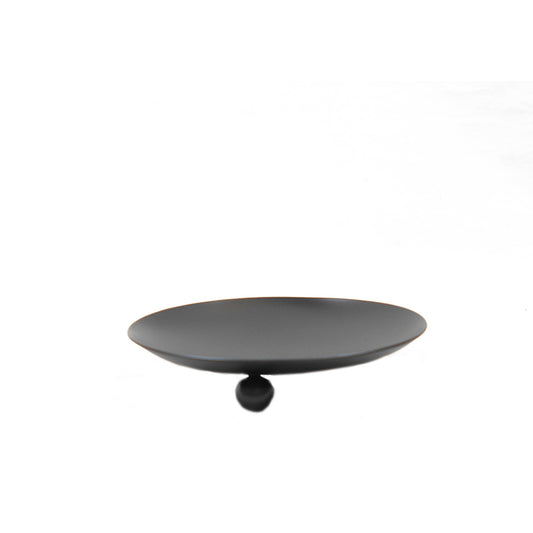 Black Pillar Candle Holder