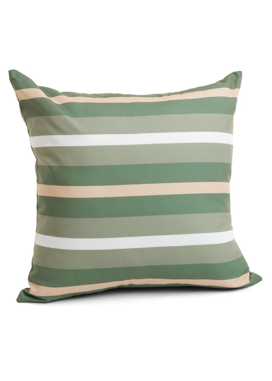 Green Striped Cushion