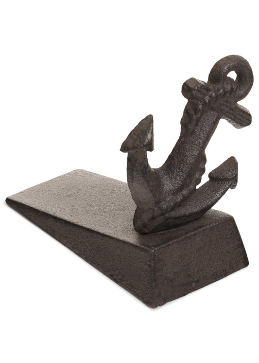 Brown Iron Anchor Door Stop