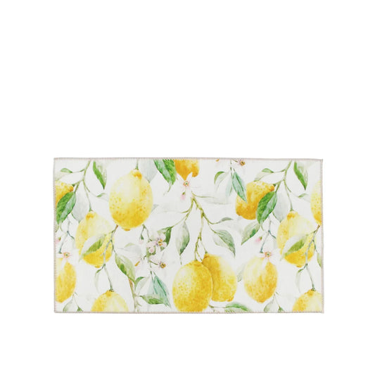 Fresh Lemon Washable Accent Mat- Assorted Sizes
