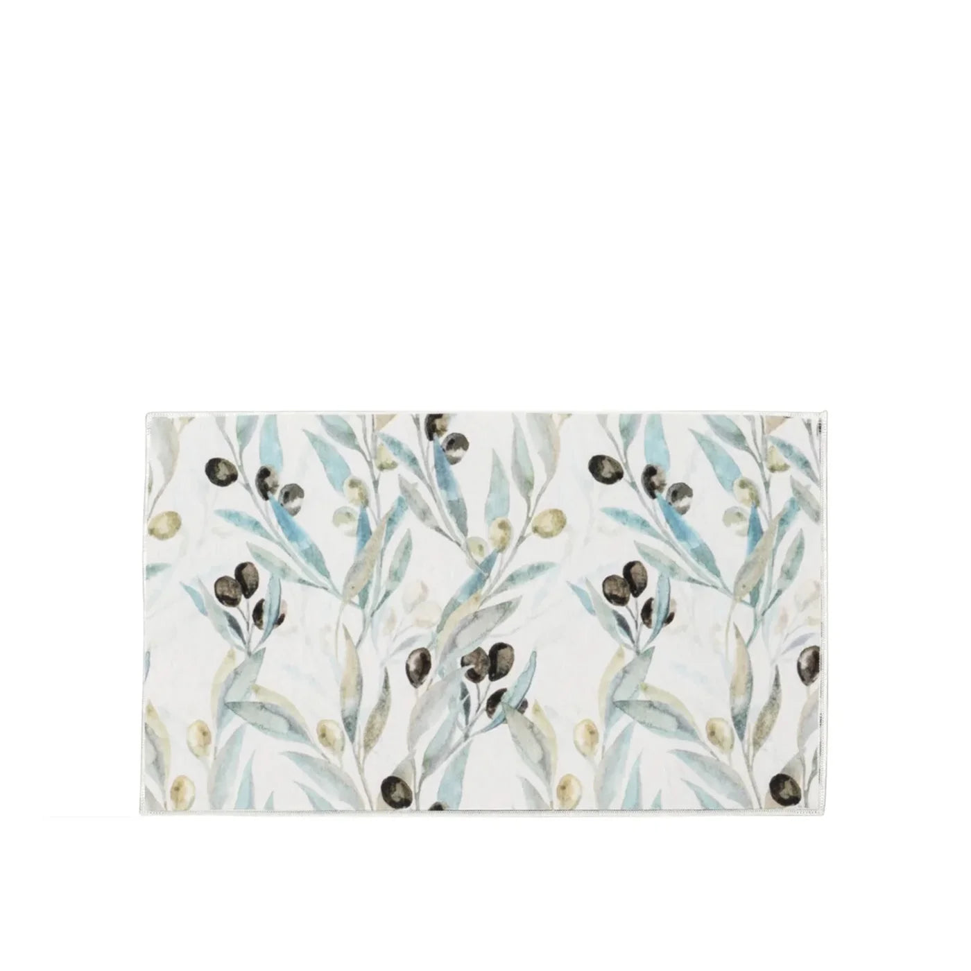 Olive Washable Accent Mat- Assorted Sizes
