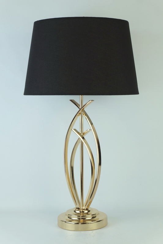 Randy Rose Gold and Black Lamp