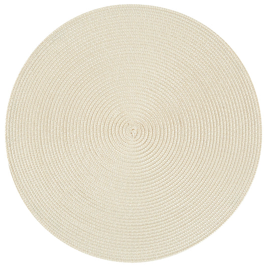 Disko Round Placemat - Ivory