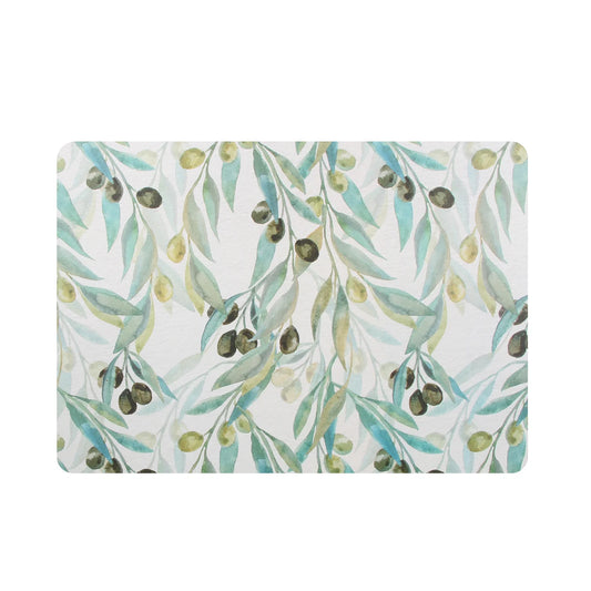 Olive Cork-backed Placemat Set
