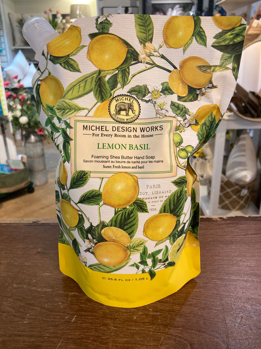 Michel Design Works Lemon Basil Hand Soap Refill