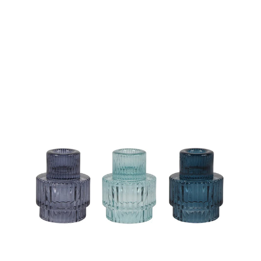Glass Candle Holder (assorted)