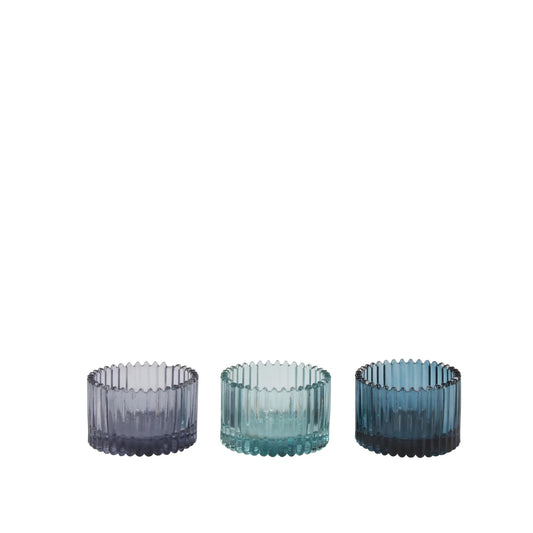 Glass Tea Light Holder (assorted)
