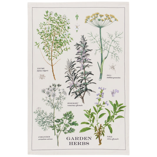 Garden Herbs TeaTowel