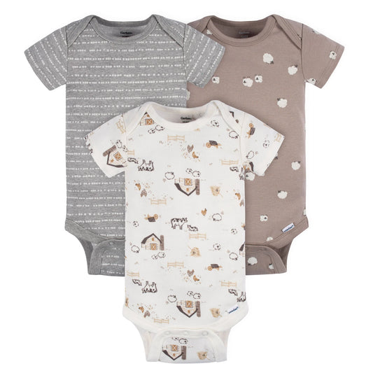 Farming Short Sleeve Body Suit Set