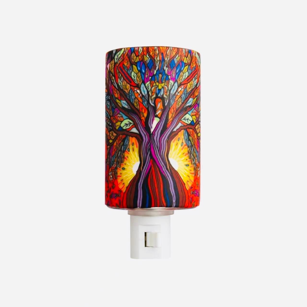 Glass Night Light - Tree of Life