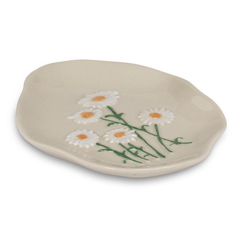 White Flower Dish