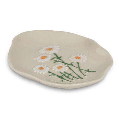White Flower Dish