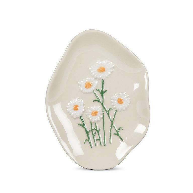 White Flower Dish