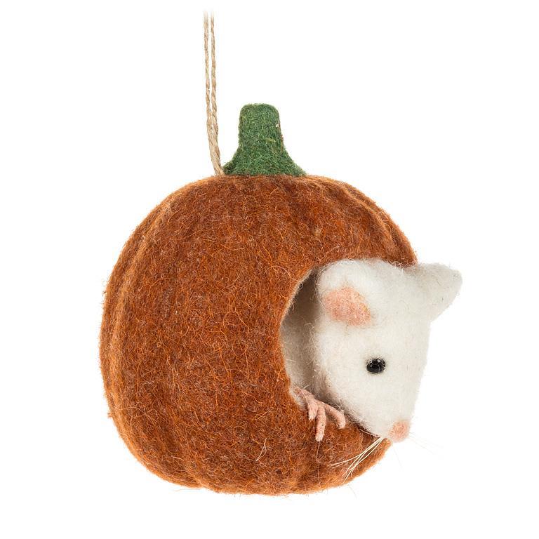 Mouse in Pumpkin - Small