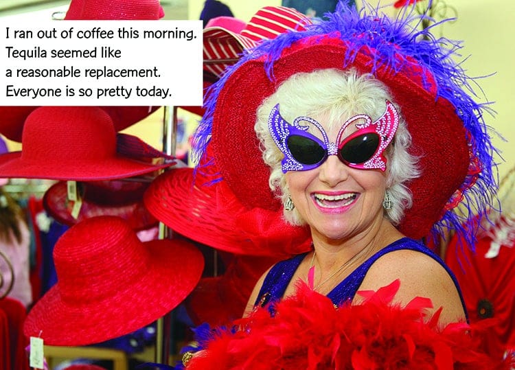 Birthday Card - Eccentric Elderly Woman