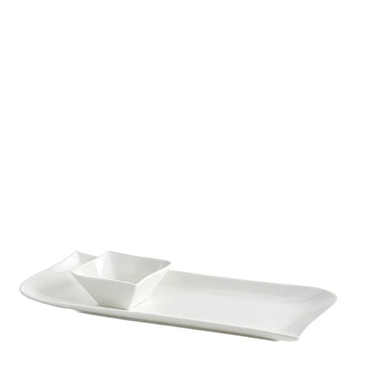 McKayla 2pc Chip and Dip Tray 15.25"