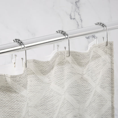 Clyde Shower Curtain Hook Chrome