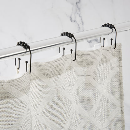 Clyde Shower Curtain Hook Black