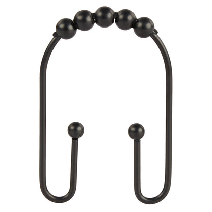 Clyde Shower Curtain Hook Black