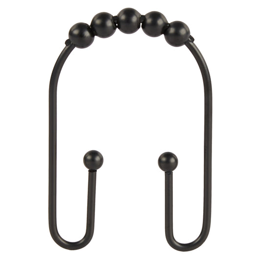 Clyde Shower Curtain Hook Black