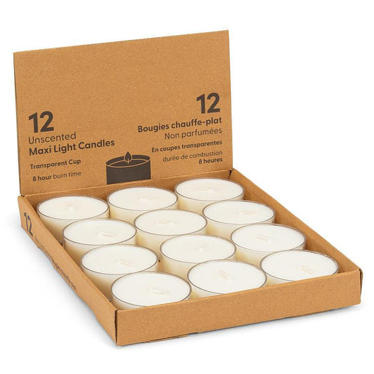 White Maxilite Candle