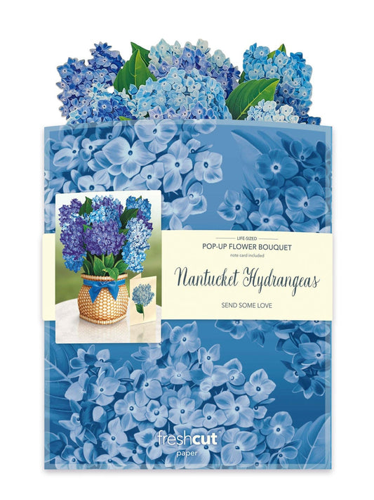 Popup Card - Nantucket Hydrangea