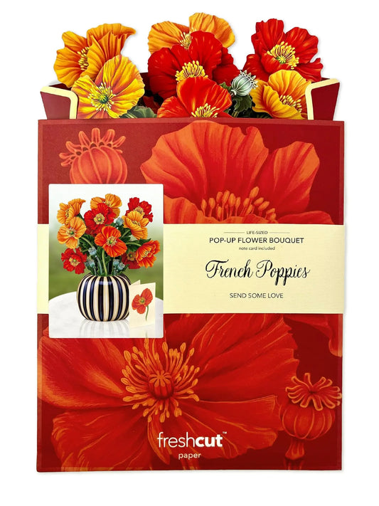Popup Card - French Poppies