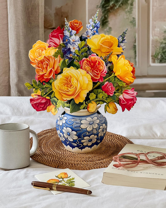 PopUp Card - Sorbet Roses