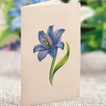 Popup Card - Lilies & Lupines