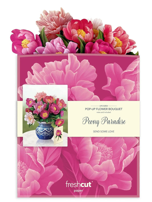 Popup Card - Peony Paradise