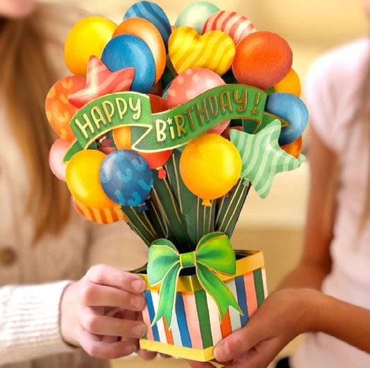 Pop Up Card - Birthday Balloons