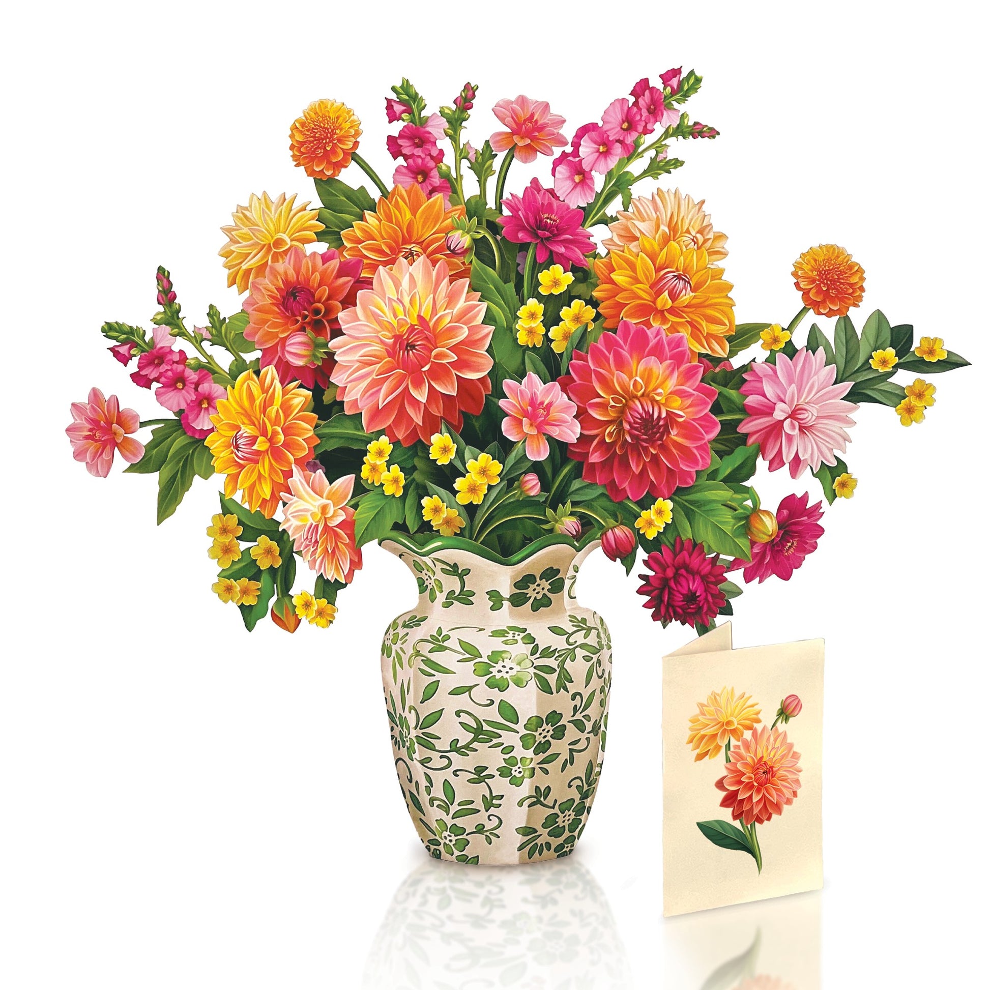 Pop Up Card - Dahlia Sunrise - Joshua & Company