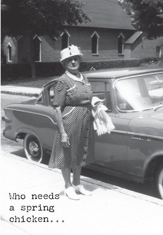 Birthday Card- Spring Chicken