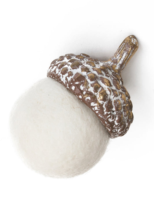 White Wool Acorn