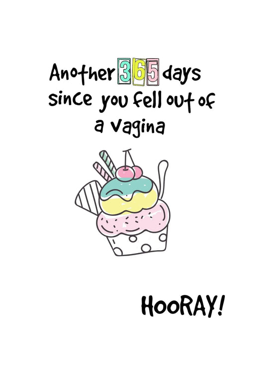Birthday Card- 365 Days