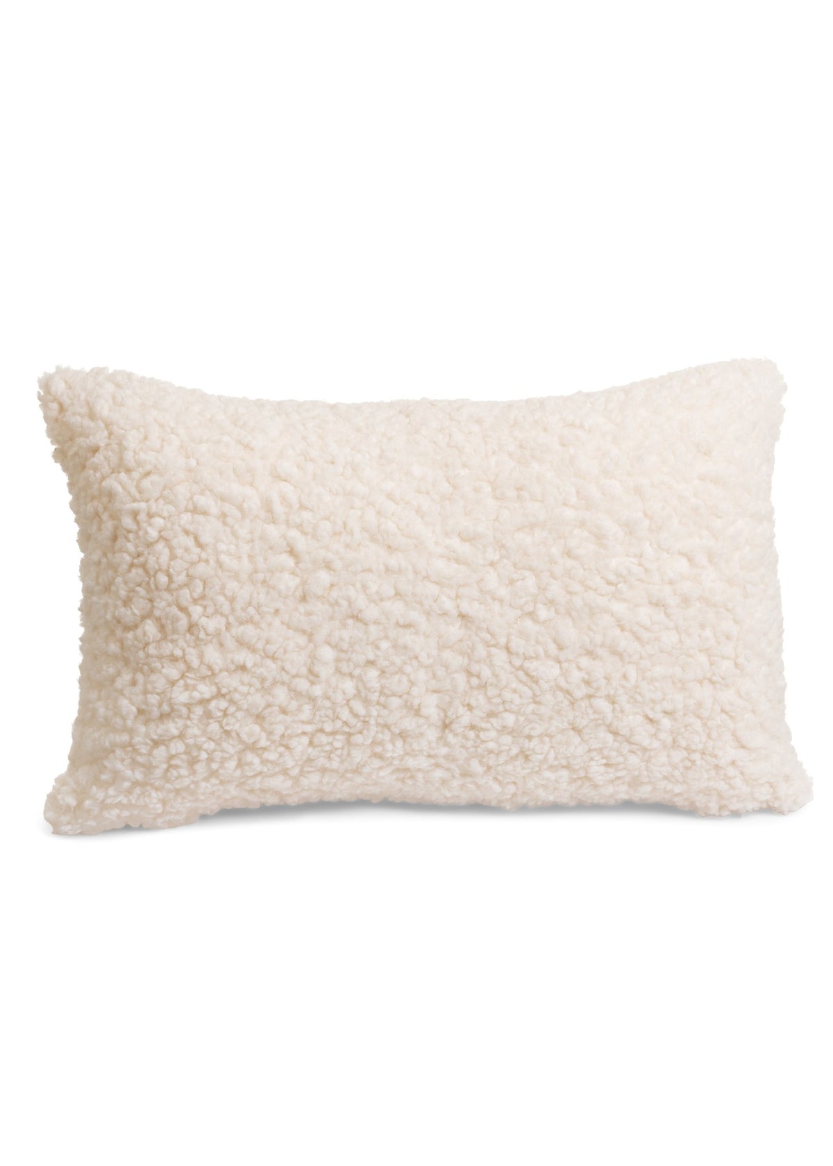 Ecru Boucle Cushion 14x20"