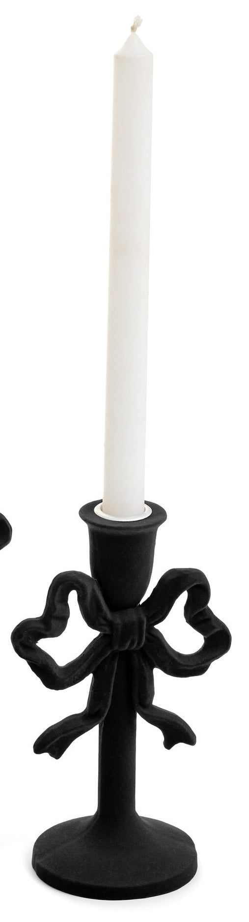 Velvet Resin Bow Candle Holder- Assorted Sizes