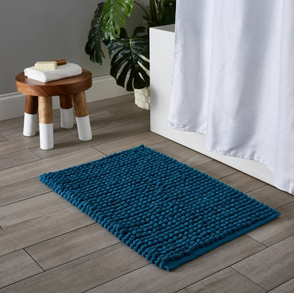 Puff Bathmat Blue - Joshua & Company
