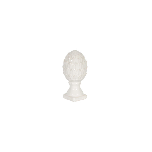 White Ceramic Artichoke - Small