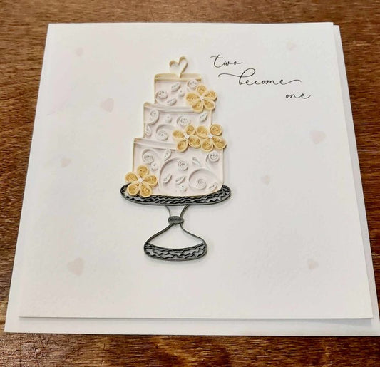Wedding Cake Quilling Paper Art