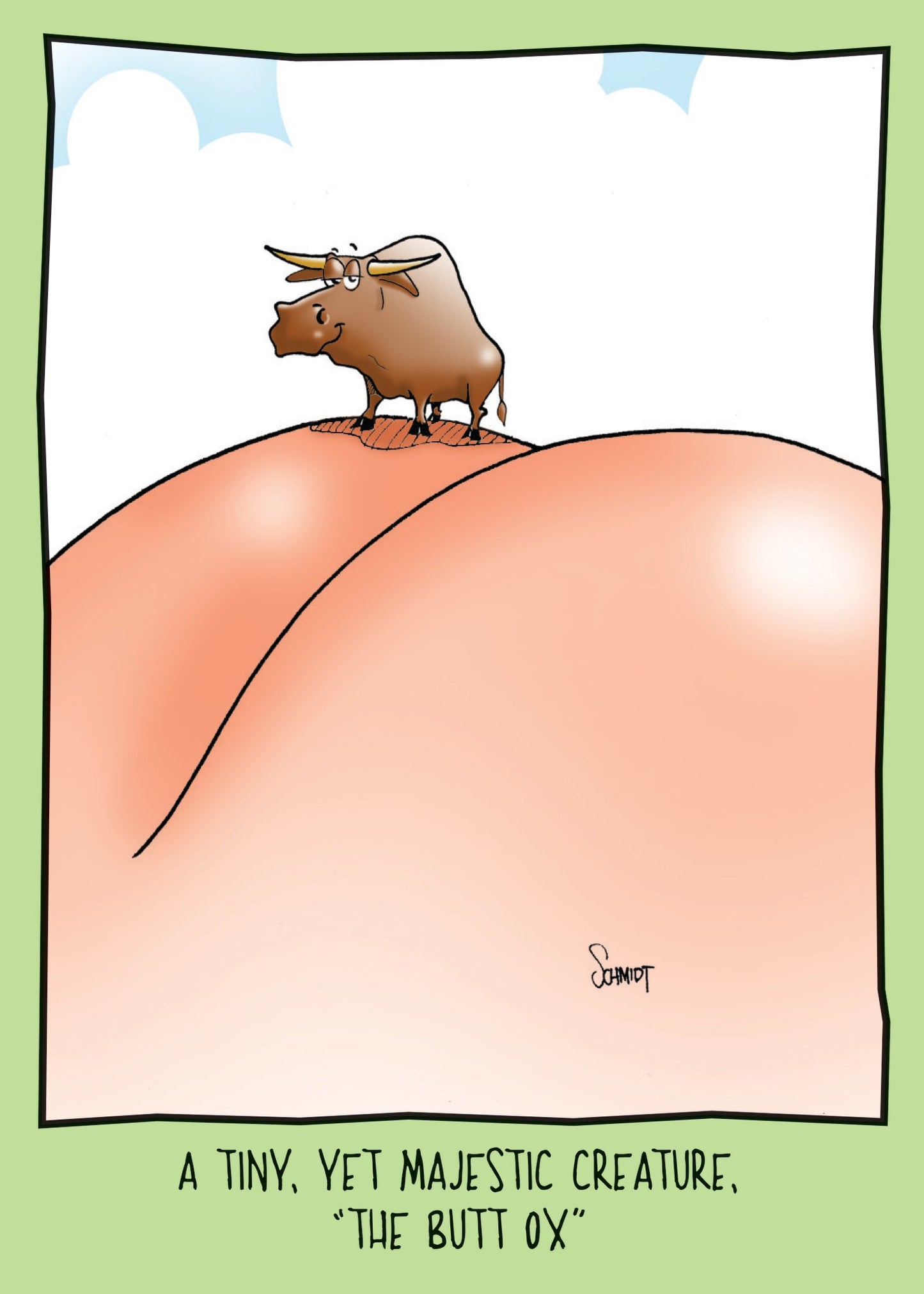 Birthday Card - A Butt Ox