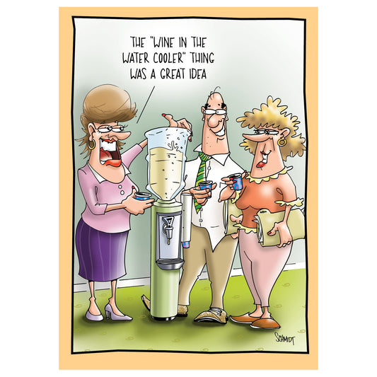 Birthday Card - Water Cooler