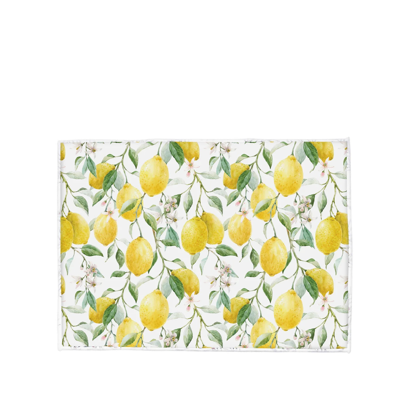 Fresh Lemon Printed Drying Mat
