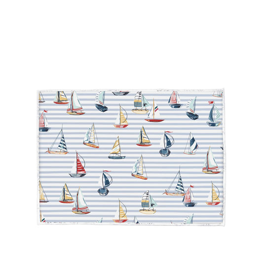 Sailboat Stripes Drying Mat