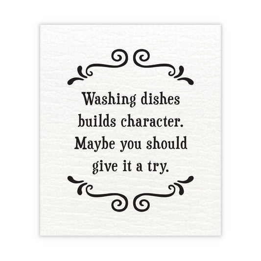 Scrunchy Face Swedish Dishcloth Set - Builds Character
