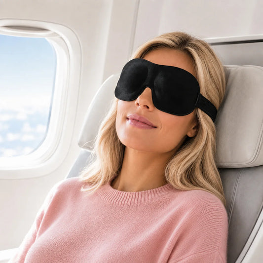 3D Sleep Mask with Earplugs