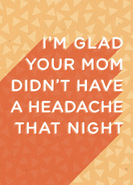 Birthday Card - Mom Headache