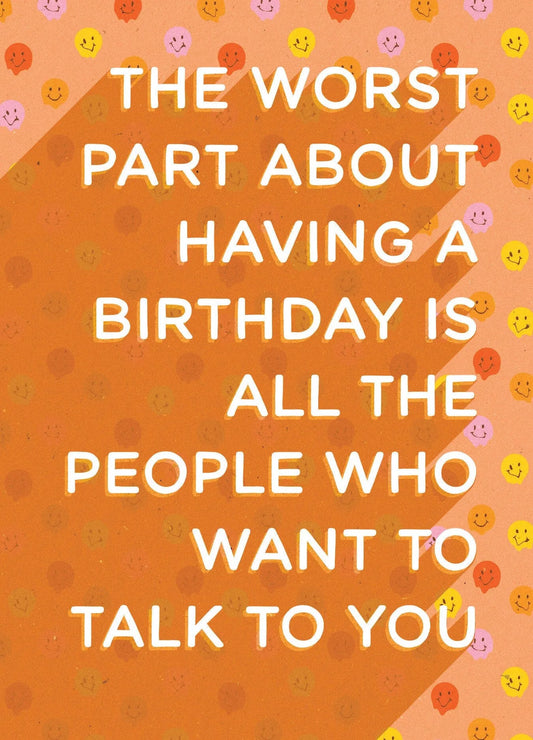 Birthday Card - Talk to You