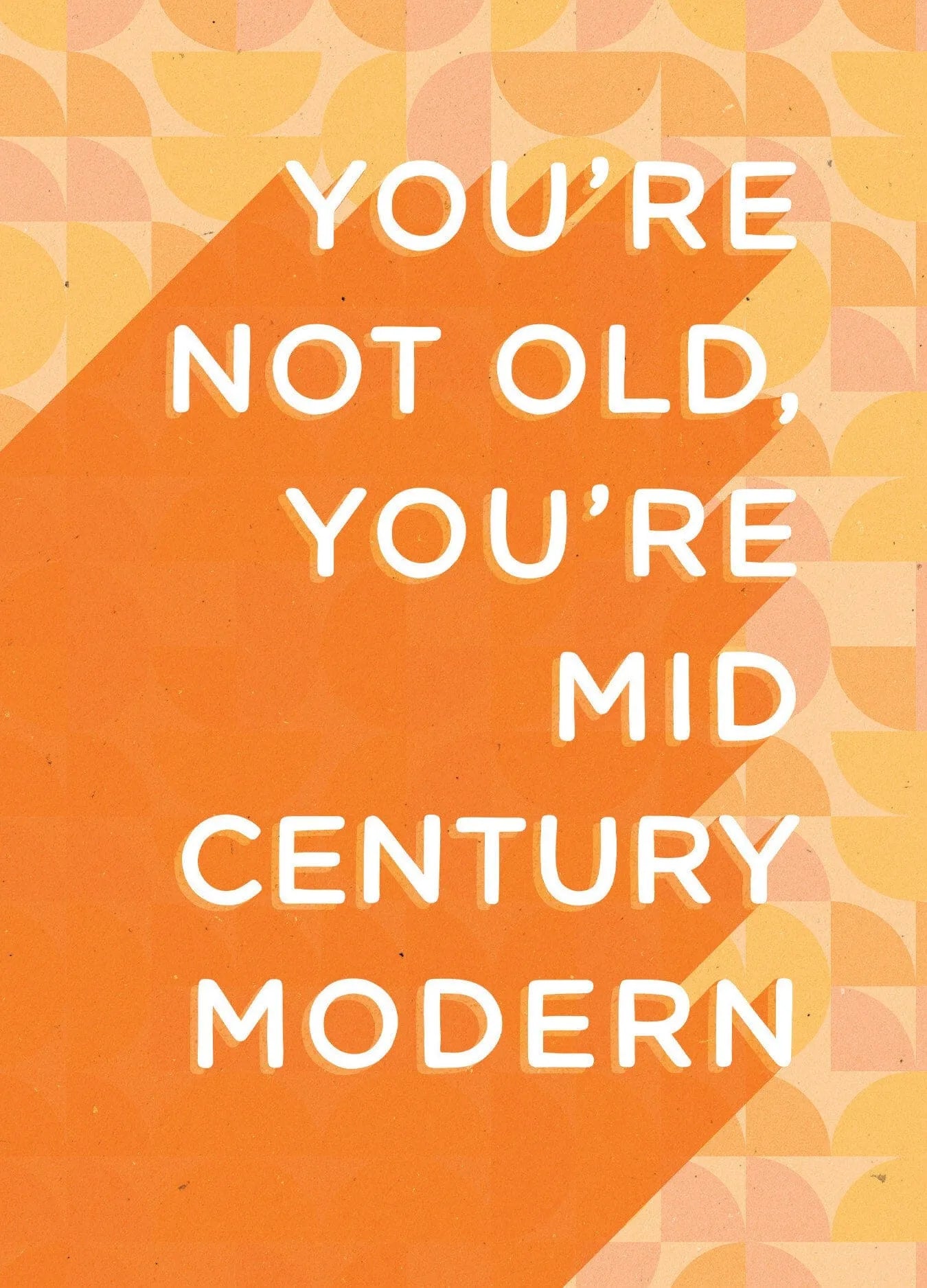 Birthday Card - Mid Century Modern